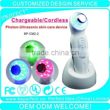 2013 Rechargeable Photon Ultrasonic skin care instrument
