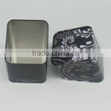 gift use wholesale high quality with 4C printing square metal tin box