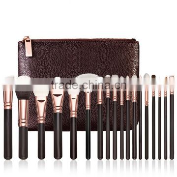 18pcs Professional makeup brush set Rose gold Powder Foundation Eye cosmetic kits