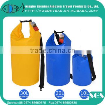 Stock wholesale high quality 20L folded backpacks PVC