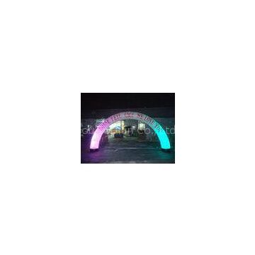 LED Lighting Decorations Inflatable Arches For Promotion , Customized Logo or banners print