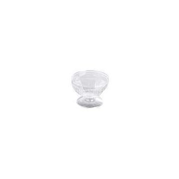 PS Clear Plastic Dessert Cups With Lids , Disposable Jelly Bowls 110ml