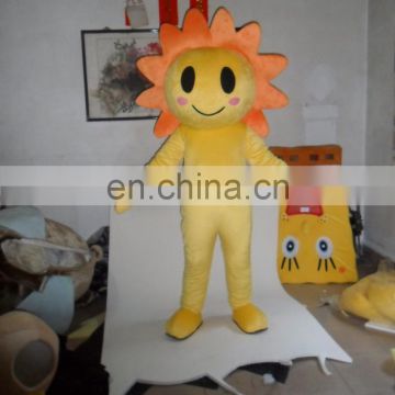 2016 high quality sunflower mascot costume for adults