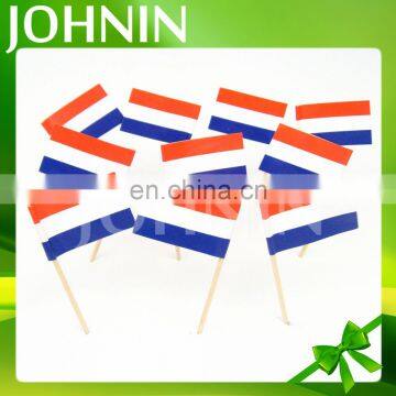 Fast shipping custom design national all countries paper toothpick flags