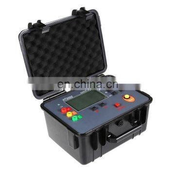 0.01~ 3000Ohm  three-wire grounding resistance tester  0 ~ 100V