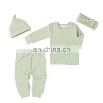 Soft Organic Cotton Baby pajamas Newborn Infant Baby Gift Set