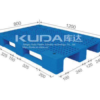 leading pallet supplier 1208C WGCZ PLASTIC PALLET（BUILT-IN STEEL TUBE）from china
