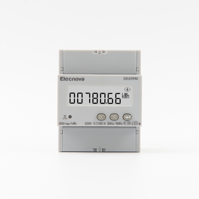 Elecnova DDS1946 ct connect 5(100) A 1 phase digital din rail power meter