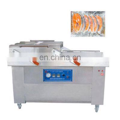 Semi-automatic Dz600 Double Chamber Vacuum Packaging Machine For Sea Food Fish Tilapia