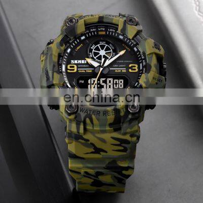 Skmei 1818 Shock Men Military Army Mens Watch Reloj Led Digital G Style Sport Watch for Men Analog Watches Male Relojes
