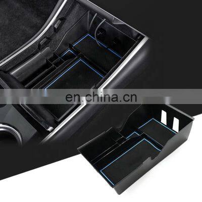 Hot Sale ABS Car Interior Accessories For Tesla Model 3 All Style Center Console Storage Box