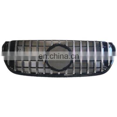 Chrome GTR Style Front Upper Grill Grille For Mercedes-Benz X-class X250 X250D AMG 2018-2020