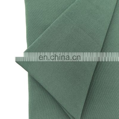 Hot sell polyester garment accessories anti-pilling rib for jacket free sample of clothing fabric