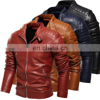 Winter Sheepskin Real Leather Jacket Casual Leather Coats Men Jacket