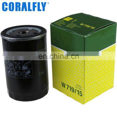 Heavy-duty trucks filters manufacturers china w719/4 w719/5 w719 w719/30 fitro de aceite fitro