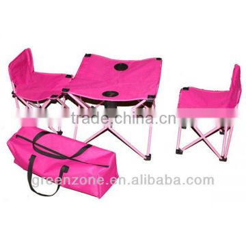 Pink Folding Camping Table and Chair small folding camping tables