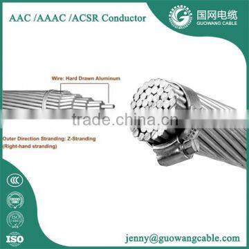 AAC bare conductor aaac conductor aluminum cable