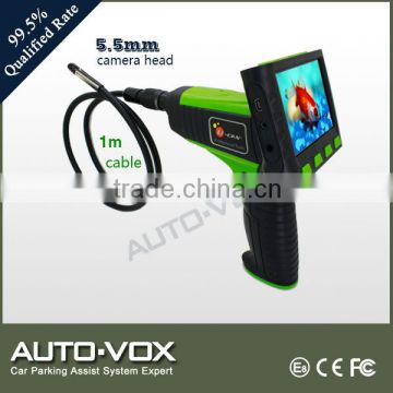 3.5" monitor 5.5mm well inspection camera with 1m cable