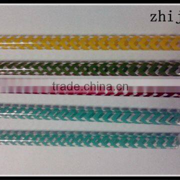 Hard drinking straw with AS material