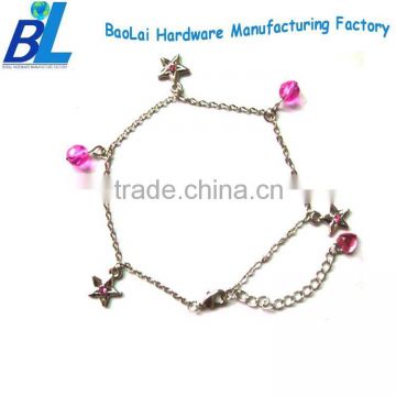 Custom star pendant bracelet for little girls