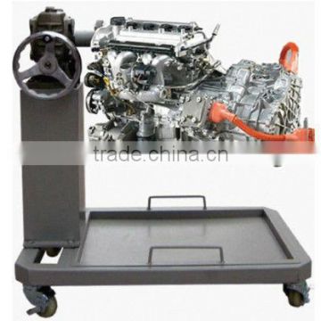 Automotive training equipment,hybrid vehicle engine and transmission turning rack