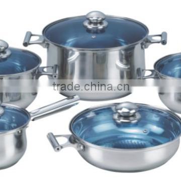 10 pcs stainless steel cooking pot