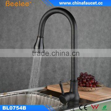 China Supplier Kitchen Mixer ORB Pull Out Water Tap Black Faucet