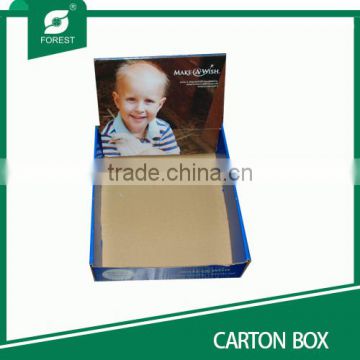 Custom color display box corrugated carton box
