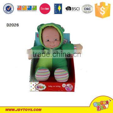 Baby Doll Stuffed Cloth Silicone Doll Kids Station Toys Plush Rag Baby Doll Toy without IC