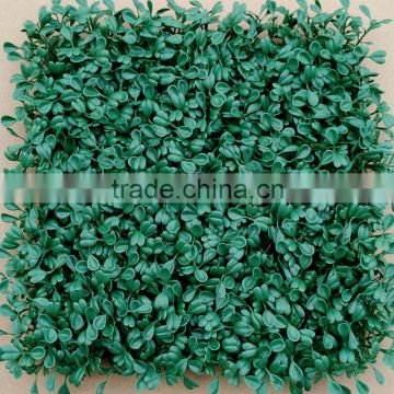 Wholeselling Interior Decorative Green Plastic Faux Boxwood Grass Mat Hedge Mat