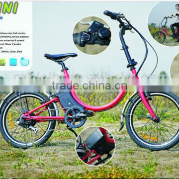 Most popular electric bicyclewith steel frame and lithium batery,36V 250W pedelec