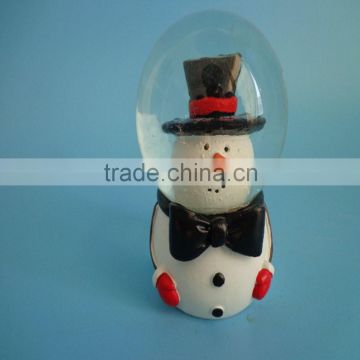 Christmas decoration ornament snowman snow globe art for home decoration