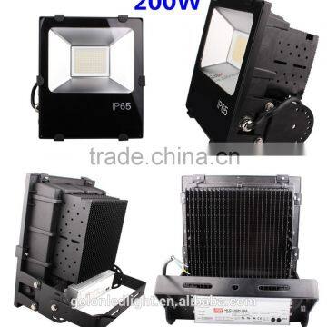 High Power Garage LED flood light with Meanwell driver PhilipsSMD 5 years warranty IP65 Waterproof 200w 150w 120w