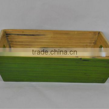 Spun bamboo tray