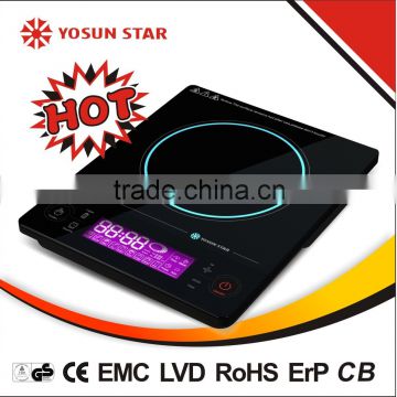 Electric Sensor touch lcd big display induction cooker(B6)