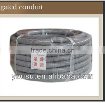 pvc 20mm diametre dignity grey color flexible corrugated conduit