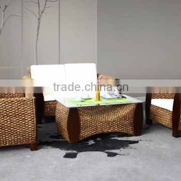 2015 New Design Wicker Natural rattan living set home furniture