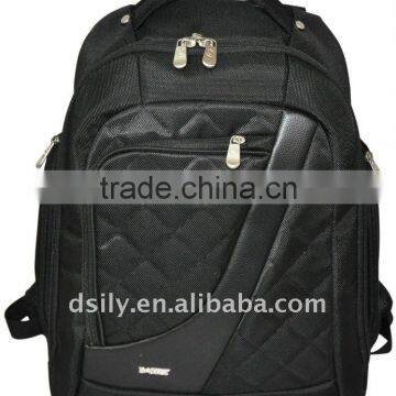 China 1680D Laptop Backpack,Quited Polyester Black Computer Backpack,X8006S110007