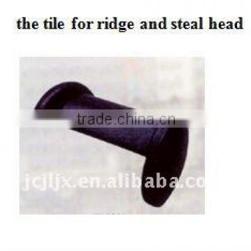 Roof tile model for mechanism (the tile for ridge and steal head)-auxiliary equipment for Color tile machine