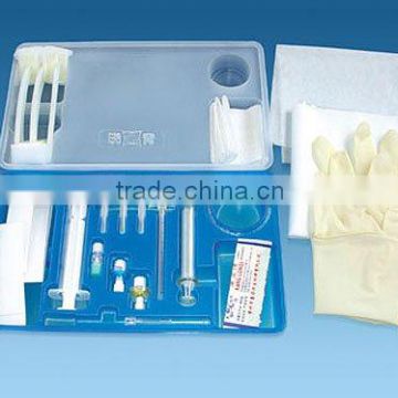 anaesthetic puncturing bag for single use