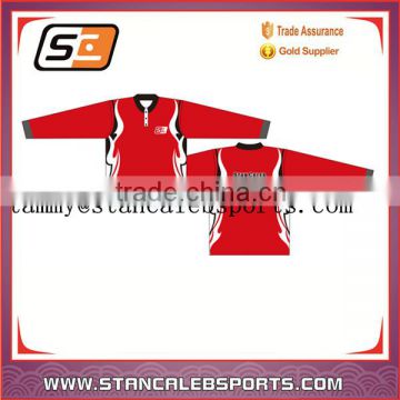 stan caleb sublimation polyester fishing jersey Wholesale Custom Long Sleeve Fishing Jersey With Sublimation