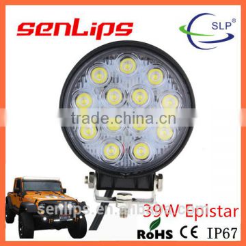 Top-quality 39W led work light car accessories lighting motorcycle snowmobile trucks lighting