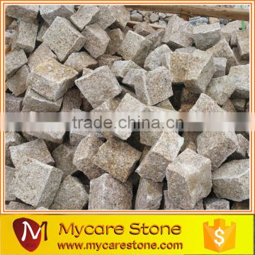 cheaper yellow granite g682 driverway cobble stone