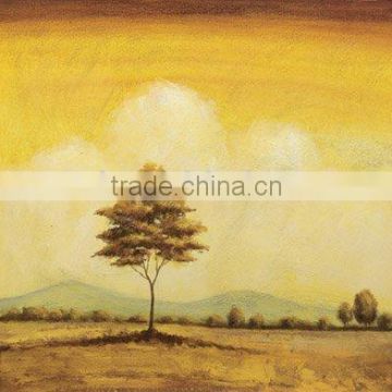 Wholesale cheap hot handmade abstract trees oil painting