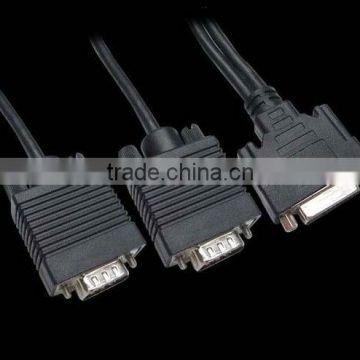 DVI female to DB15 male cable