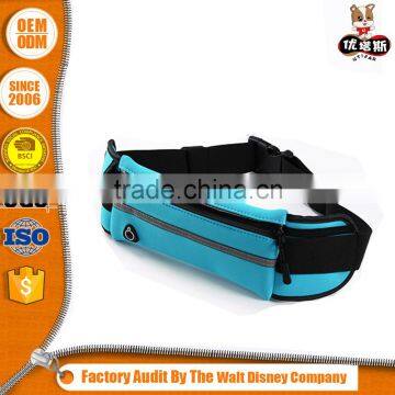 2016 taobao Multifunction Absorbent Hot Flexible running belt bag for OEM Sport Fanny pack