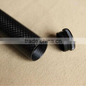 carbon fiber threaded tube