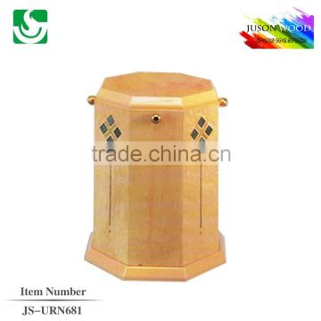 JS-URN681 good quality cheap wooden urn