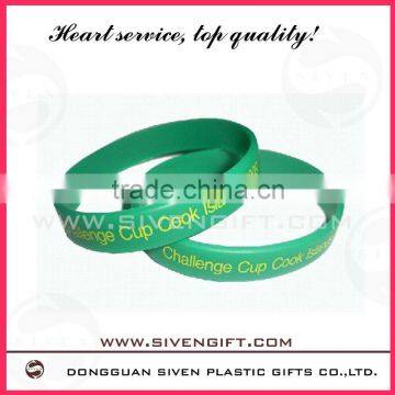 idea promotion gifts silicone silk print logo wristband