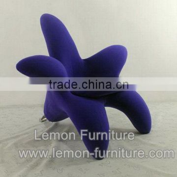 five-pointed star shape Top level best sell commercial chair with more colors